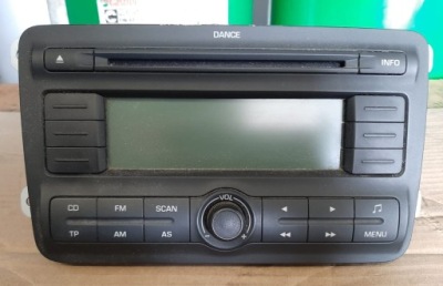 Skoda fabia ii 06-10 оригінальні радіо cd dance фото №1