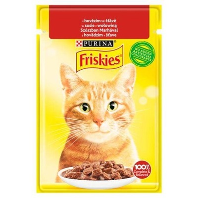 Friskies mokra karma dla kota wołowina 85g