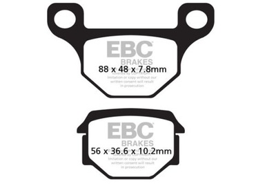 КОЛОДКИ ТОРМОЗНЫЕ EBC FA093 (КОМПЛЕКТ. NA 1 ДИСКИ ТОРМОЗНЫЕ), EBC, FA093.