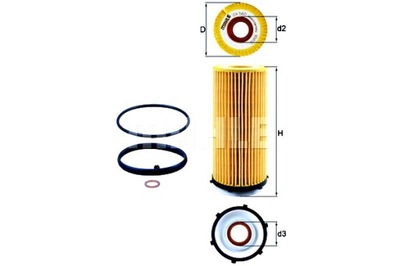 KNECHT ФИЛЬТР МАСЛА BMW 3 E90 3 E91 3 E92 3 E93 5 F10 5 F11 5 GRAN