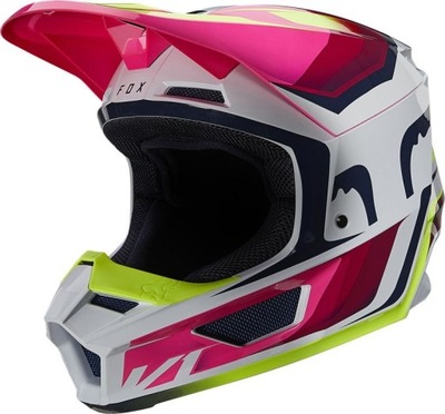 FOX V-1 TRO YELLOW Kask enduro cross off-road quad