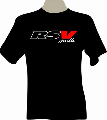 T-shirt koszulka motocyklowa z nadrukiem aprilia RSV MILLE 