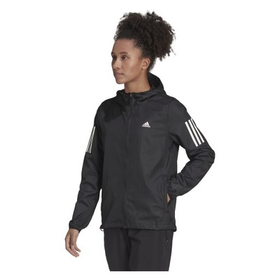 Kurtka do biegania damska Adidas Windbreaker czarny r.M