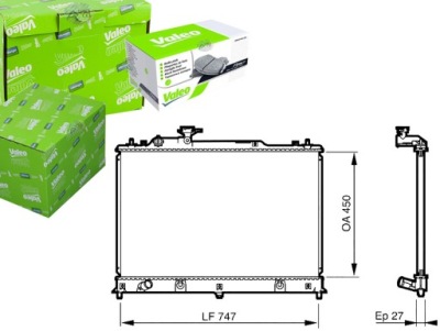 Valeo радіатор двигуна l33l15200 фото №1