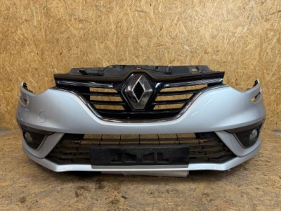 Бампер перед передний kompletny renault megane iv ted69 4 pdc серебристый фото №1