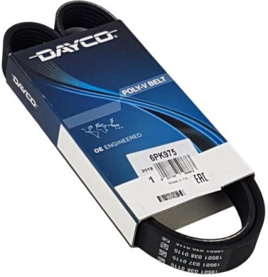 Dayco ремінь 6pk975 ford c-max focus mk2 1.6 tdci фото №1