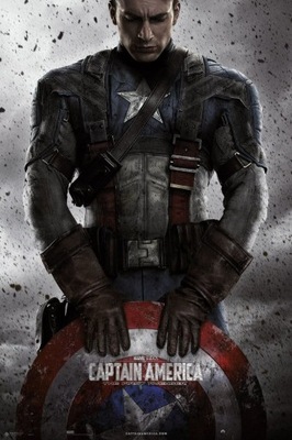 Plakat filmowy Marvel Kapitan Ameryka 61x91.5 cm