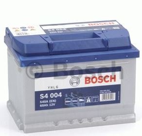 Акумулятор автомобільний 60ah/540 l+ s4 bosch фото №1