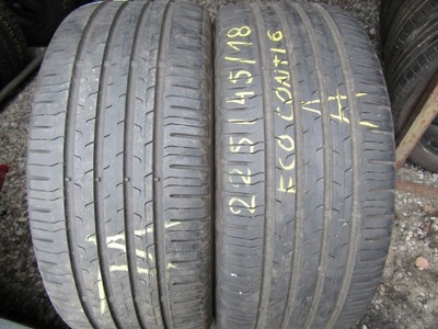 225/45R18 CONTINENTAL ECOCONTACT 6 MO 5MM 2SZT