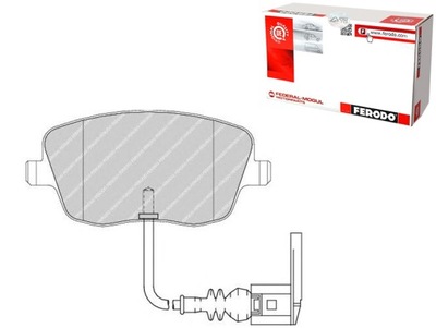 ZAPATAS DE FRENADO FERODO 6Q0698151C PAD1252 1304602  