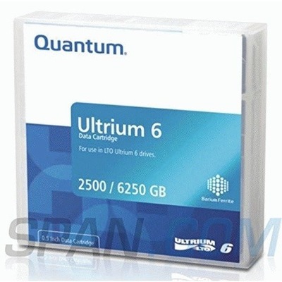 QUANTUM MR-L6MQN-03 Quantum data cartridge, LTO Ultrium 6 (LTO-6), non-labe