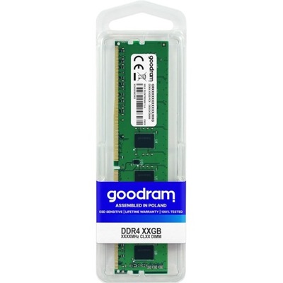 Pamäť GoodRam GR2666D464L19/16G (DDR4 DIMM; 1 x 16 GB; 2666 MHz; CL19)