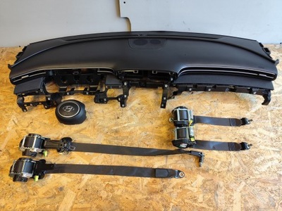 Hyundai tucson iv консоль подушка безопасности ремни демонтаж фото №1