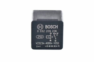 BOSCH RELÉ UNIVERSAL 24V 20A NÚMERO POLACZEN 5 Z REZYSTOREM  