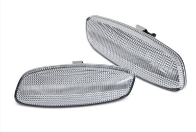 Поворотники w зеркало white led dts peugeot 207 308 фото №1