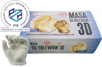 MASA KOPIUJĄCA DO ODLEWÓW CZĘŚCI CIAŁA 500g