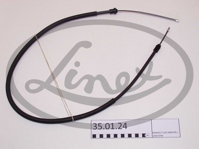 CABLE FRENOS RENAULT CLIO II DERECHO BEBNY 35.01.24 LINEX CABLES LINEX CABLE  