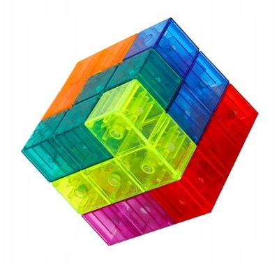 3D Building Blocks Magnetic Cube Puzzle