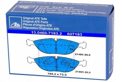 Гальмівні колодки гальмівні ate do chrysler crossfire фото №1