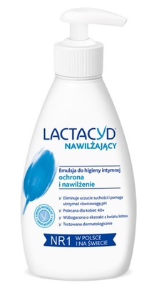 Lactacyd Nawilżający Emulsja do higieny intymnej Ochrona i Nawilżenie 200ml