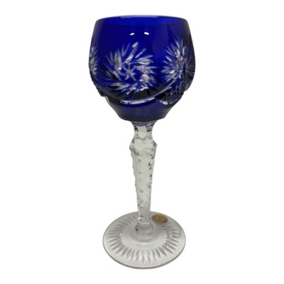 Kieliszek kryształowy kobalt.