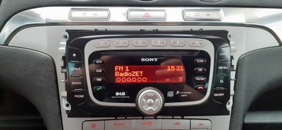 FORD MONDEO MK4 S-MAX MK1 GALAXY FOCUS RADIO SONY 6CD DAB MP3 2008 METAI KODAS 