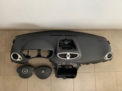 Renault clio iii приборная панель подушка водителя пассажира фото №1