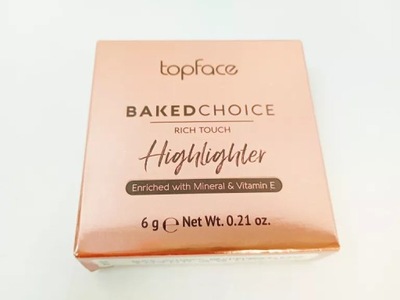 POJEDYNCZY ROZŚWIETLACZ WYPIEKANY TOPFACE BAKED CHOICE RÓŻOWY 104 6G