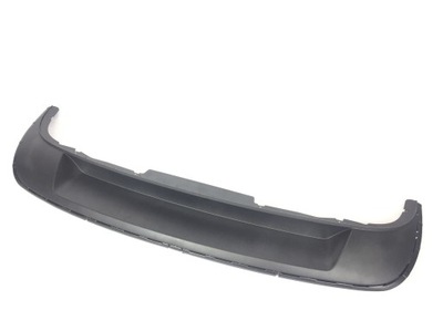 Накладка спойлер бампера дифузор vw passat b7 aso фото №1