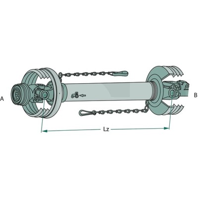 ВАЛ PRZEGUBOWY WALTERSCHEID W 2500, 1010MM, S4/S5, SD 25