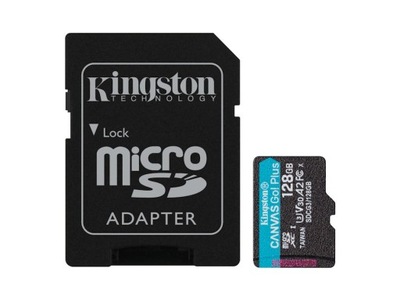 Kingston Canvas Go+ micro SD 170/90MB/s 128GB