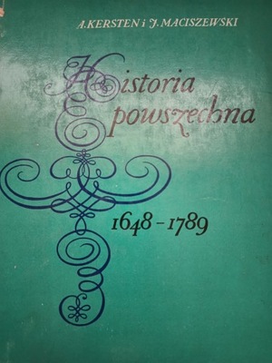 Kersten HISTORIA POWSZECHNA 1648-1789