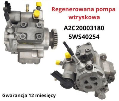 REGENERUOTA SIURBLYS ĮPURŠKIMO A2C20003180, 5WS40254 LAND ROVER 