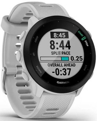 Biały Zegarek sportowy GARMIN Forerunner 55 GPS