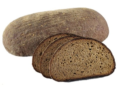 Chleb litewski żytni wiejski z pieca razowy