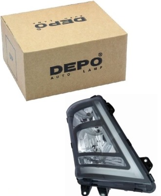 Фара лампа передняя левая volvo fh16 ii fh ii 2012- фото №1