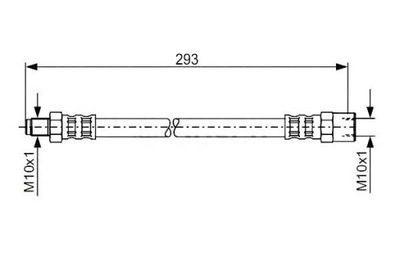 Bosch шланг гальмівний volvo s60 i 2.4 d фото №1