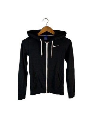 Bluza damska Nike czarna z logiem kapturem xs