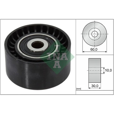 ROLL KIERUNKOWA / PROWADZACA, BELT WEDGE ZEBATY INA 532 0321 10  