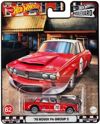 HOT WHEELS 70 ROVER P6 GROUP 2 BOULEVARD #62 1:64 NOWY !!!