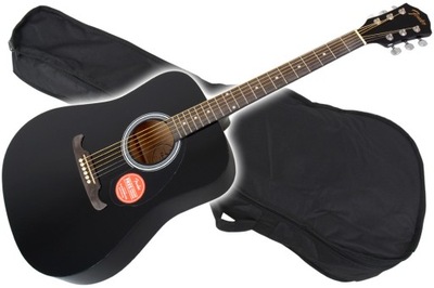 FENDER FA-125 gitara akustyczna czarna z pokrowcem