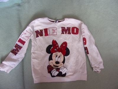 Bluza z Minnie cekiny 7-8L Disney