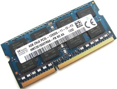 Pamięć RAM DDR3 12800S 1600MHz PC3L 4 GB 1,35V