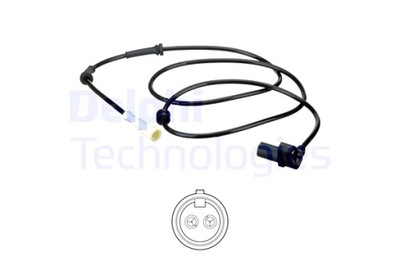 DELPHI SENSOR ABS PARTE TRASERA P RENAULT CLIO II THALIA I 1.2-3.0 02.98-  