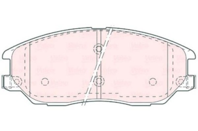 Valeo гальмівні колодки гальмівні hyundai equus / centennial фото №1