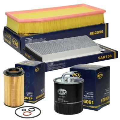 Набор фильтров mercedes c w203 c200 cdi фото №1