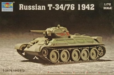 TRUMPETER 07206 1:72 Soviet Tank T-34/76 Model 1942