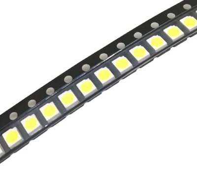 Dioda LED SMD 3825 PLCC2 biały zimny 6000K 5szt