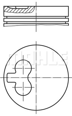 ПОРШЕНЬ VW 0298212/MAH