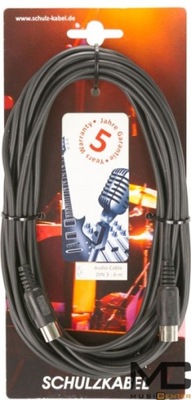 Schulz-Kabel DIN 3 - przewód MIDI 6 m